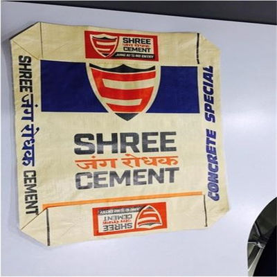 25KG 40KG 50KG Empty PP Woven Cement Bags Block Bottom Ad Star Cement