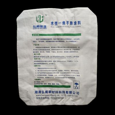 Hot Recyclable Customized ISO9001:2008 Certified Cement Bag and PP Valve Bag for Mortar and Chemical Powder
