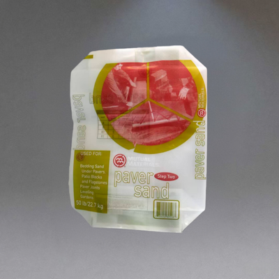 کیفیت  Labyrinth breathable Heavy Duty PE Valve Bags with Center Seam for 50LB 22.7kg Paver Sand کارخانه