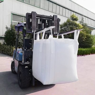 کیسه های کف تخت Fibc جامبو PP قابل تنفس 1 تن برای سیمان ساختمانی هیزم