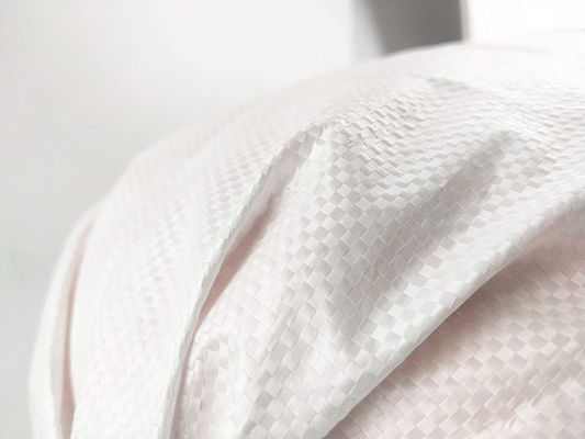 کیسه های شن و ماسه پلی پروپیلن بافته شده بازیافت کیسه های بسته بندی کود ضخیم شده سفید