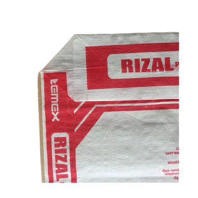 کیسه های سیمانی 50 کیلوگرمی 40 کیلوگرمی 25 کیلوگرمی کیسه های دریچه ای PP پایین بافته شده