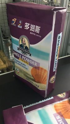 کیسه های 25 کیلوگرمی 40 کیلوگرمی 50 کیلوگرمی PP کیسه های دریچه پایین بلوکی