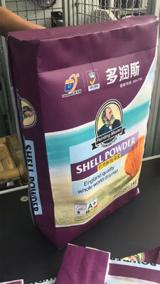 20 کیلوگرم 25 کیلوگرم BOPP کیسه های بافته شده کاشی چسب پلاستیکی PP بافته شده کیسه چند لایه