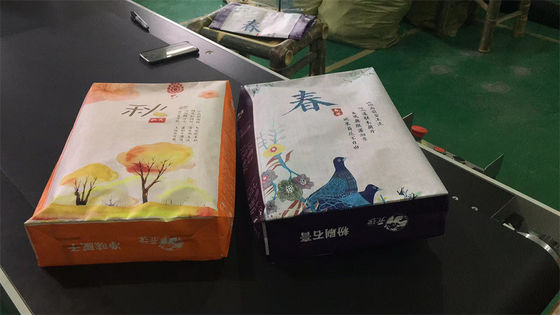 Ad Star BOPP کیسه های PP بافته شده چند لایه پلاستیکی بلوک سیمانی کیسه پایین 40 کیلوگرم 50 کیلوگرم