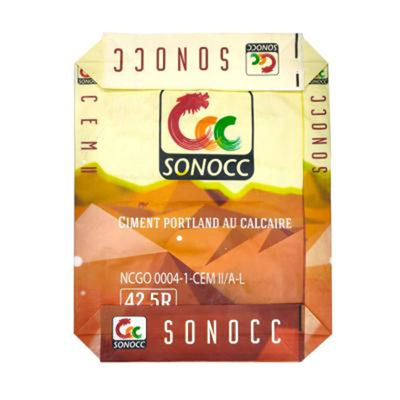 کیسه های شن و ماسه گچی سیمان بافته شده کیسه های 25 کیلویی 40 کیلویی 50 کیلویی PP بلوک پایین شیر