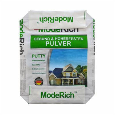 کیسه بسته بندی سیمانی 20 کیلوگرمی 25 کیلوگرمی 40 کیلوگرمی 50 کیلوگرمی PP دریچه بلوک پایینی تولید چین