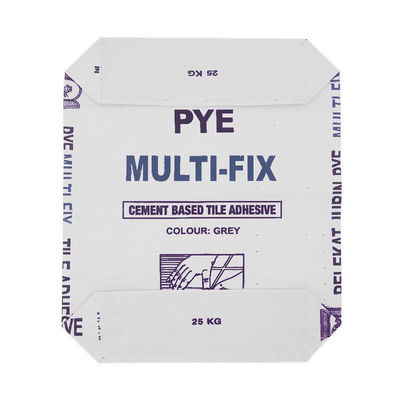 بهترین فروش 20 کیلوگرم 25 کیلوگرم 40 کیلوگرم 50 کیلوگرم PP شیر بلوک پایین کیسه سیمان خالی تولید چین