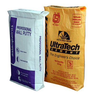 کیسه های بسته بندی سیمان خالی 20 کیلوگرم 40 کیلوگرم 50 کیلوگرم PP بلوک دریچه پایین کیسه