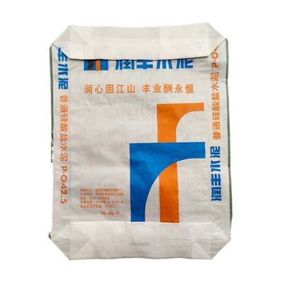 کیسه های سیمان خالی ضد آب 25kg 40kg 50kg سونیک مهر آستین خالی کیسه بافتی PP برای پودر ساختمان
