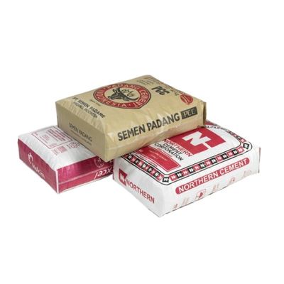 85GSM 50kg کیسه زیر مربع کیسه سیمان خالی کیسه سیمان