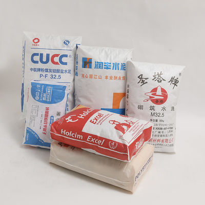 25 کیلوگرم 50 کیلوگرم کیسه خالی از سیمان پلاستیکی سیمان با بافت سازگار با محیط زیست