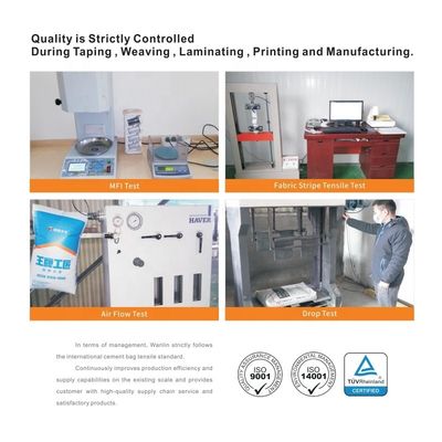 25 کیلوگرم 40 کیلوگرم 50 کیلوگرم کیسه سیمان بافتی PP خالی کیسه دریچه PP بلوک پایین با دریچه