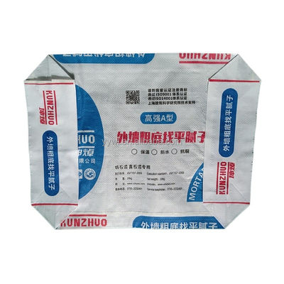 کیسه سیمان کامل چاپی Pp کیسه لایه بندی بافتن Bopp 20Kg 25Kg 40Kg