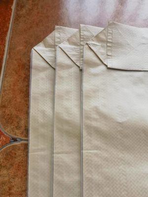 کیسه بسته بندی پلاستیکی 60x50x10cm 80GSM برای پر کردن مواد ساختمانی