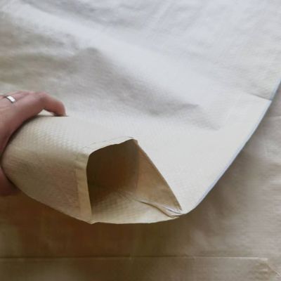 50x60x10cm 85GSM ((65GSM+20GSM) کیسه بسته بندی پلاستیکی برای پر کردن مواد ساختمانی سیمان
