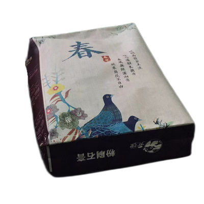 رنگارنگ چاپ Bopp PP بافوله بافوله با بافت برای مخلوط های خشک 20 کیلو 25 کیلو 30 کیلو