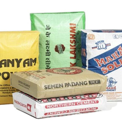 کیسه دریچه ای لوله ای لمینت شده پلی پروپیلن بافته شده برای کیسه سیمان ته مربعی 50 کیلوگرمی چاپ سطحی 100٪ پلی پروپیلن بکر