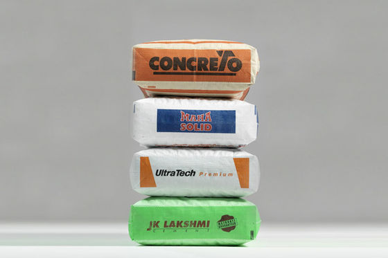 کیسه دریچه ای لوله ای لمینت شده پلی پروپیلن بافته شده برای کیسه سیمان ته مربعی 50 کیلوگرمی چاپ سطحی 100٪ پلی پروپیلن بکر