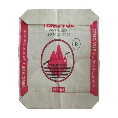 کیسه سیمان بافته شده پلی پروپیلن 50 کیلوگرمی با دریچه ضد رطوبت ISO9001