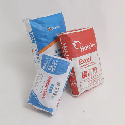 کیسه های سیمان پلی پروپیلن چاپ شده سفارشی 25 کیلوگرم 40 کیلوگرم 50 کیلوگرم ضد رطوبت