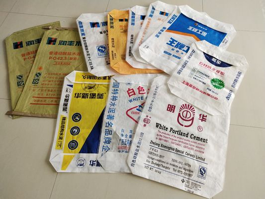 80GSM PP سیمان دریچه کیسه لایه دار چاپ چند رنگی 20-50kg