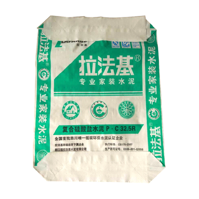 85GSM کیسه سیمان PP 50KG با ضد رطوبت لایه PE