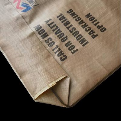 کیسه دریچه ای PP ضد رطوبت با مهر و موم حرارتی برای پودر سیمان و گچ 20 کیلوگرمی تا 50 کیلوگرمی