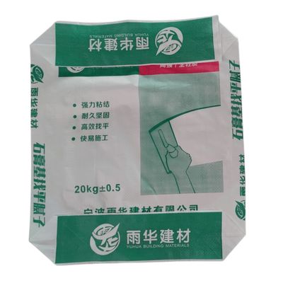 80GSM PP Woven Bag with Multi-color Printing and Laminated PE Film for 50KG Cement and Gypsum Powder