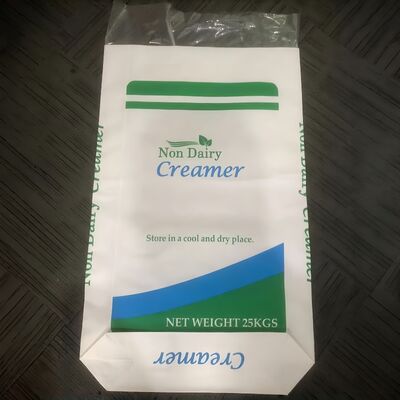 کیسه کاغذی با دهان باز با کف بلوکی برای 25 کیلوگرم کرم غیر لبنی