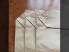 کیسه های شن و ماسه پلی پروپیلن سفید بافته شده بازیافت کیسه های خالی شن 50 کیلوگرمی